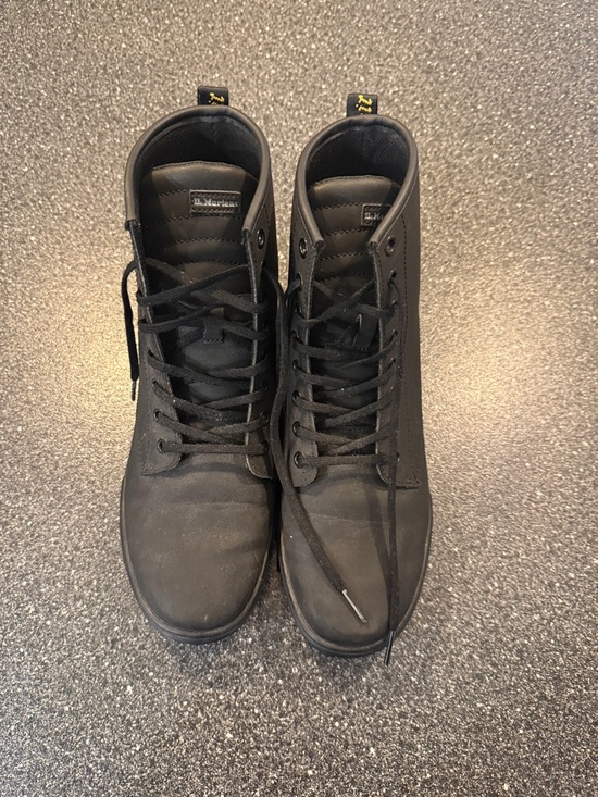 Dr. Martens Shoes - Dr. Martens Women’s Black High-Top Lace-Up Sheridan Combat Boots - size 9